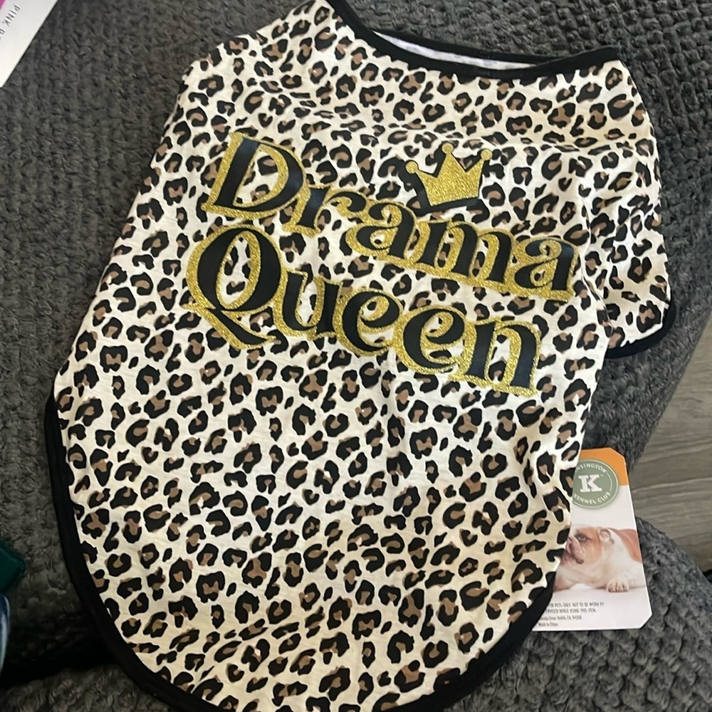 Leopard Print Pet Clothing Large​